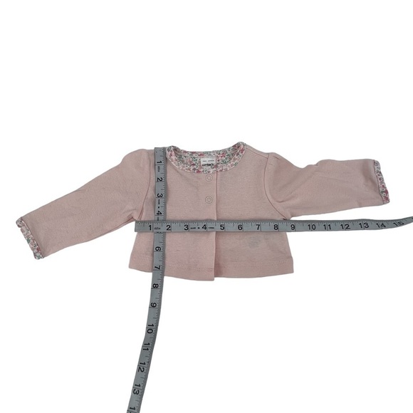 Carter’s Pink Long Sleeve Button Up Jacket Size 3 Months Girl’s - Picture 4 of 5